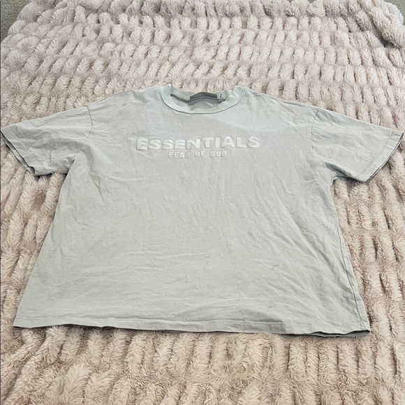 Fear of God Other - Fear of God Essentials Logo T-Shirt Stone Gray Tan Size XL Streetwear Tee